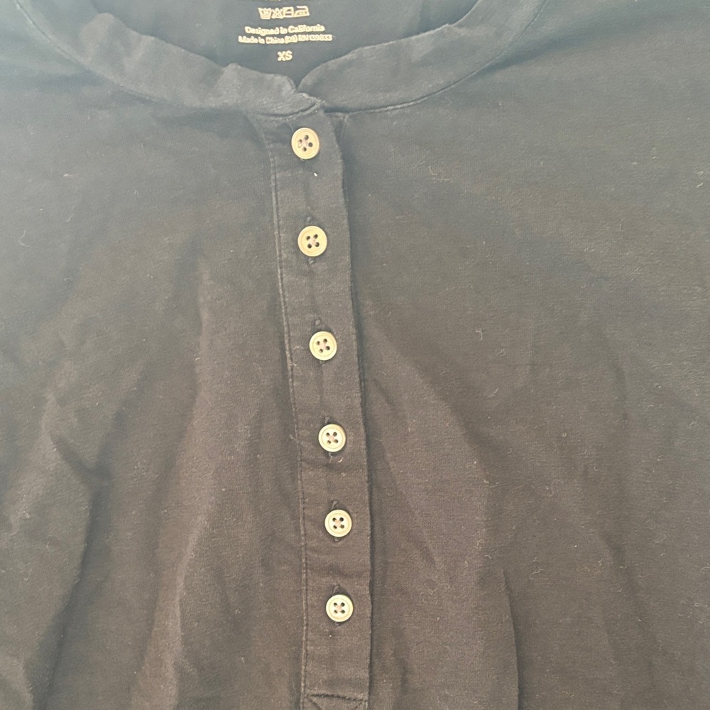 ThirdLove Charcoal Buttoned Pajama Top - Picture 3 of 5